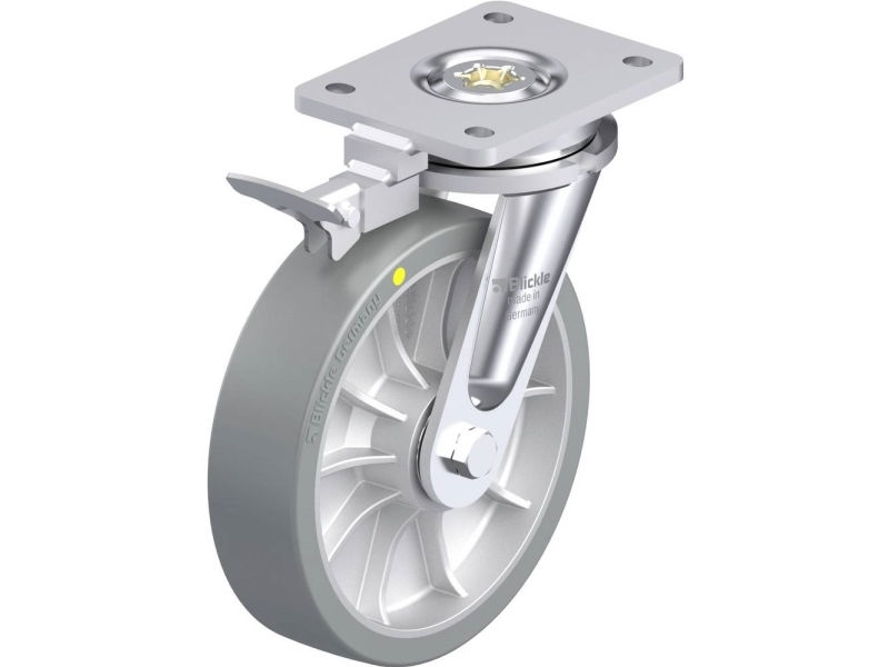 Blickle 936774 Lo-Alth 202K-As-Ri4 Lenkrolle Für Schwere Last Raddurchmesser 200 Mm Tragfähigkeit (Max.) 1000 Kg 1 Stk