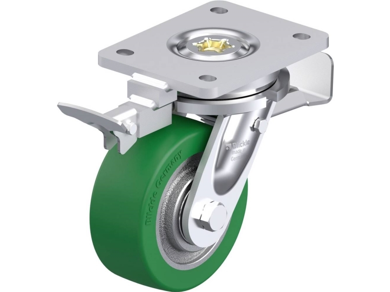 Blickle 852399 Lo-Gst 127K-St-Ri4 Lenkrolle Für Schwere Last Raddurchmesser: 125 Mm Tragfähigkeit (Max.): 450 Kg 1 Stk