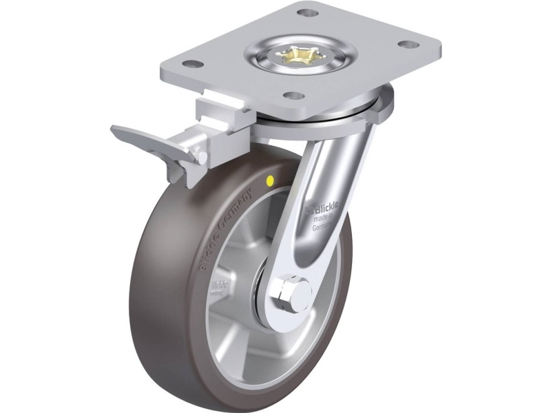 Blickle 936558 Lo-Alst 160K-As-Ri4 Styrehjul Til Tung Last Hjuldiameter: 160 Mm Bæreevne (Maks.): 580 Kg 1 Stk