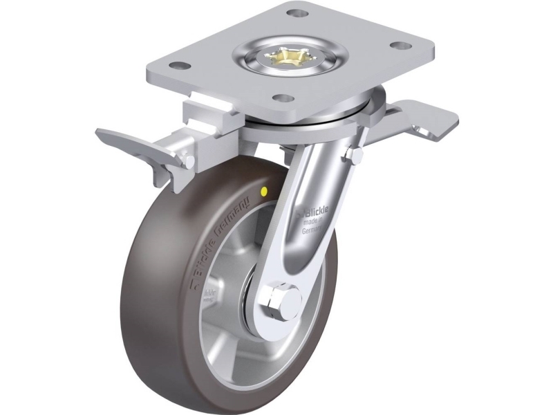 Blickle 936556 Lo-Alst 150K-St-As-Ri4 Lenkrolle Für Schwere Last, Raddurchmesser: 150 Mm, Tragfähigkeit (Max.): 500 Kg, 1 Stk