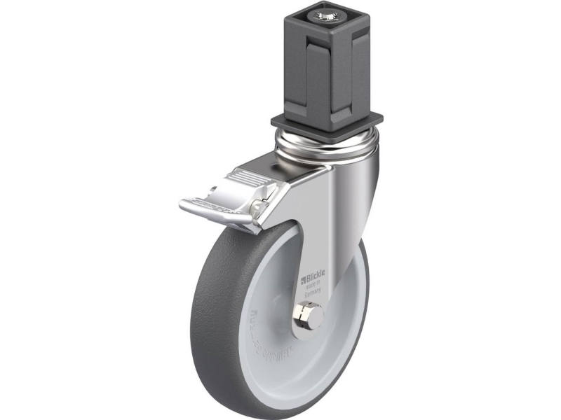 Blickle 925023 LKRXA-PATH 126G-11-FI-EXV18 svängbart apparathjul rostfritt stål hjuldiameter 125 mm lastkapacitet max 120 kg 1 st | Verktyg & Verkstad - Infästning - Övriga Infästning | GameStuff