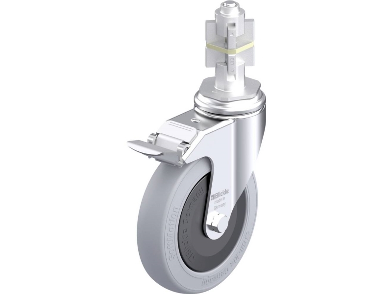 Blickle 952366 LKRA-POES 127KF-11-FI-SG-E17 Kodinkoneen pyörä Pyörän halkaisija: 125 mm Kantavuus (max.): 120 kg 1 kpl