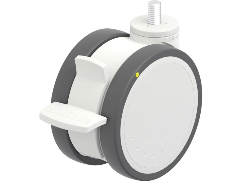 Blickle 882686 LKD-PATH 125K-FI-ELS-GS12 Dobbelthjul i plast Hjuldiameter: 125 mm Bæreevne (maks.): 125 kg 1 stk