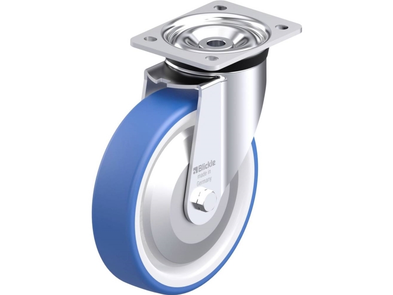 Blickle 948015 LK-POTHS 200XR-FA styrhjul i stål - hjuldiameter 200 mm - bärförmåga (max) 550 kg - 1 st. | Cykling - Hjul, däck och slangar - Hjul | GameStuff