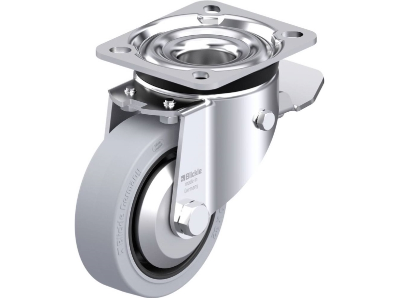Blickle 750315 LK-POEV 100KA-1-ST-SG-FA Ohjauspyörä terästä Pyörän halkaisija: 100 mm Kantavuus (max.): 200 kg 1 kpl