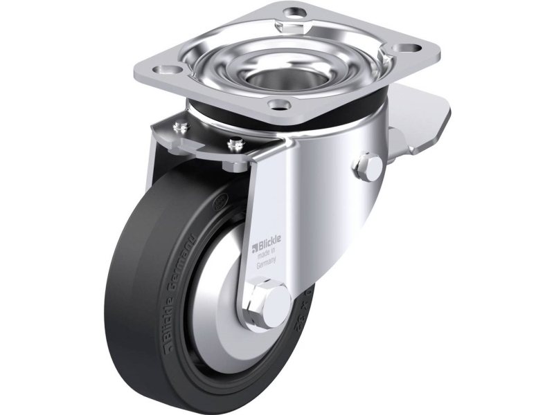 Blickle 750311 LK-POEV 100KA-1-ST-FA Ohjauspyörä terästä Pyörän halkaisija: 100 mm Kantavuus (max.): 200 kg 1 kpl