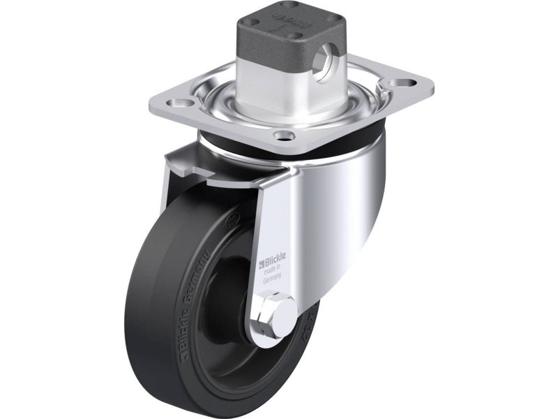Blickle 850936 LK-POEV 100XR-1-CS11 styrhjul i stål, hjuldiameter 100 mm, bärförmåga (max.) 200 kg, 1 st | Verktyg & Verkstad - Infästning - Övriga Infästning | GameStuff
