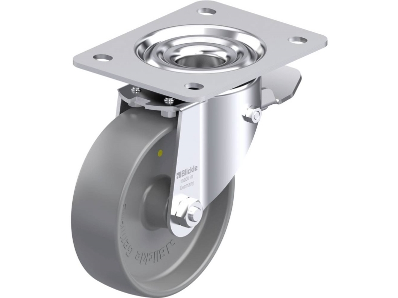 Blickle 885965 LK-PO 125G-3-ST-ELS styrrulle i stål hjuldiameter 125 mm lastkapacitet (max.) 300 kg - 1 st. | Huset - Inredning - Hjul för möbler | GameStuff