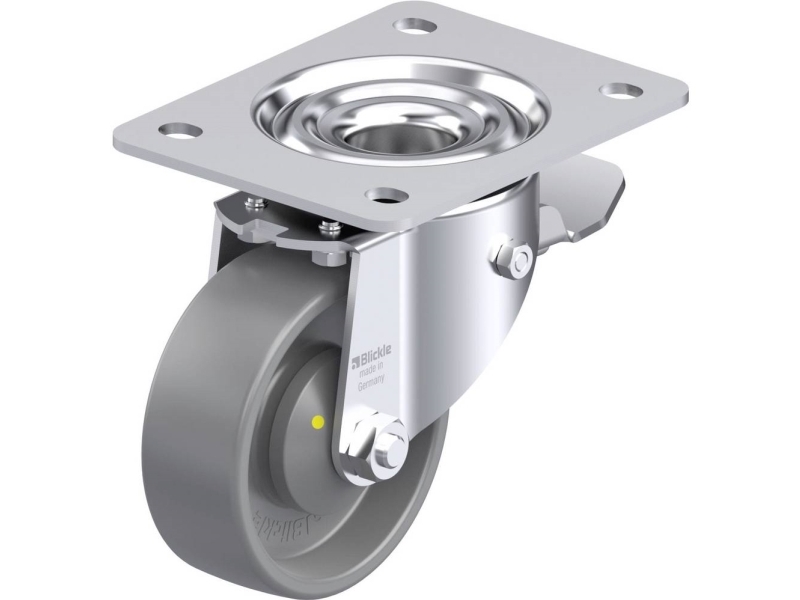 Blickle 936934 LK-PO 100KA-3-ST-ELS styrhjul i stål - hjuldiameter 100 mm - bärförmåga (max) 280 kg - 1 st | Verktyg & Verkstad - Infästning - Övriga Infästning | GameStuff