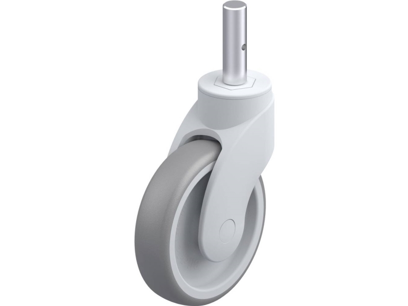 Blickle 751407 LWG-TPA 126G-ZA51 styrhjul i plast, hjuldiameter 125 mm, bärförmåga max 110 kg - 1 st | Verktyg & Verkstad - Infästning - Övriga Infästning | GameStuff