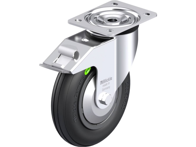Blickle 849958 L-Vwpp 200R-Fi-Fa Stahllenkrad Lenkrolle Raddurchm. 200 Mm Tragfähigkeit (Max.) 100 Kg 1 Stk