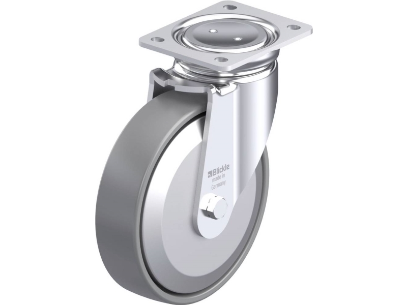 Blickle 946908 LUH-PO 200K-ELS-FA styrhjul i stål hjuldiameter 200 mm bärförmåga (max) 600 kg 1 st | Verktyg & Verkstad - Infästning - Övriga Infästning | GameStuff