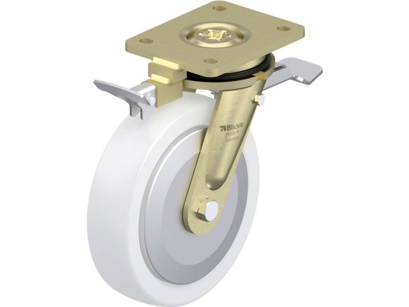 Blickle 853046 LS-SPO 200G-ST-FA-RI4 styrhjul för tung last - hjuldiameter 200 mm - bärförmåga max 1500 kg - 1 st | Verktyg & Verkstad - Infästning - Övriga Infästning | GameStuff