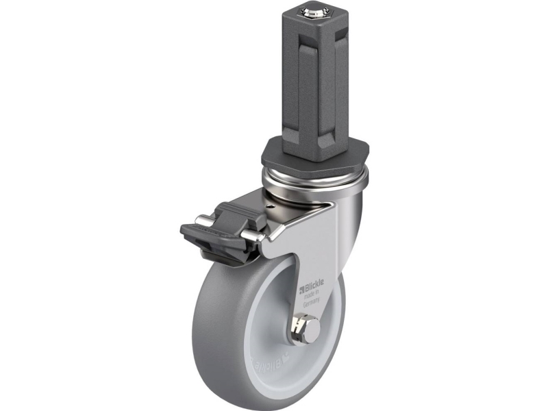 Blickle 849641 LRXA-TPA 75G-FI-EXV03 Kääntyvä laitepyörä ruostumatonta terästä Pyörän halkaisija: 75 mm Kantavuus (max.): 75 kg 1 kpl