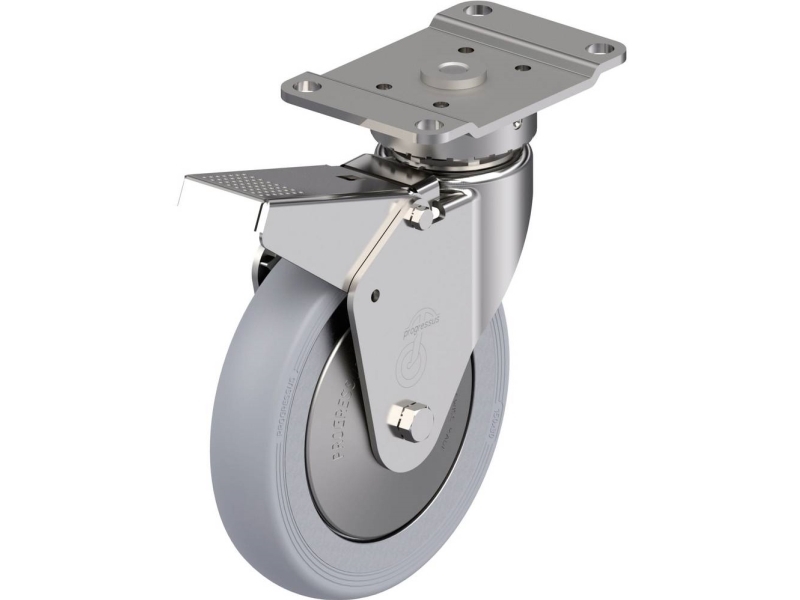 Blickle 900364 LPX-PGV 150XK-PG2-FI-SG-FA styrhjul i rostfritt stål 150 mm, 200 kg (1 st) | Utomhus - Fiskeredskap - Fiskerullar | GameStuff