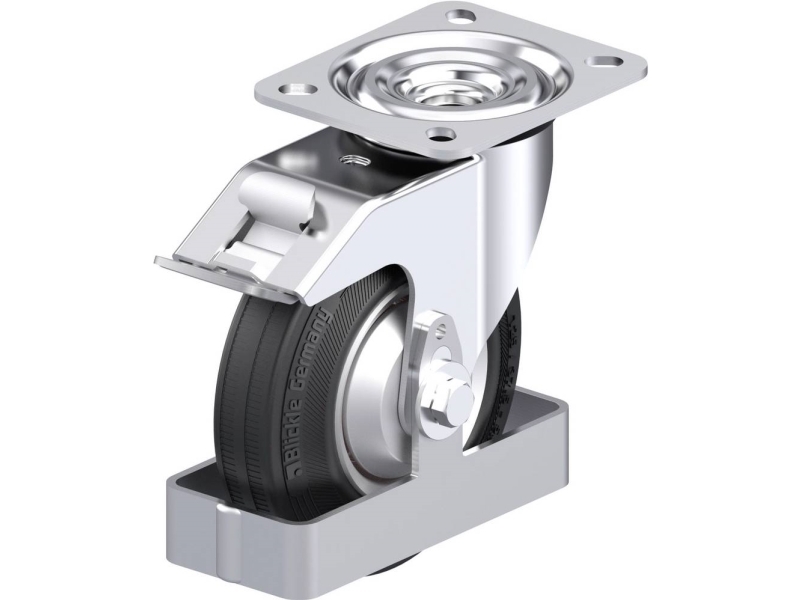 Blickle 938394 L-Rd 125R-Fi-Fa-Fs Styrehjul I Stål Hjuldiameter: 125 Mm Bæreevne (Maks.): 120 Kg 1 Stk