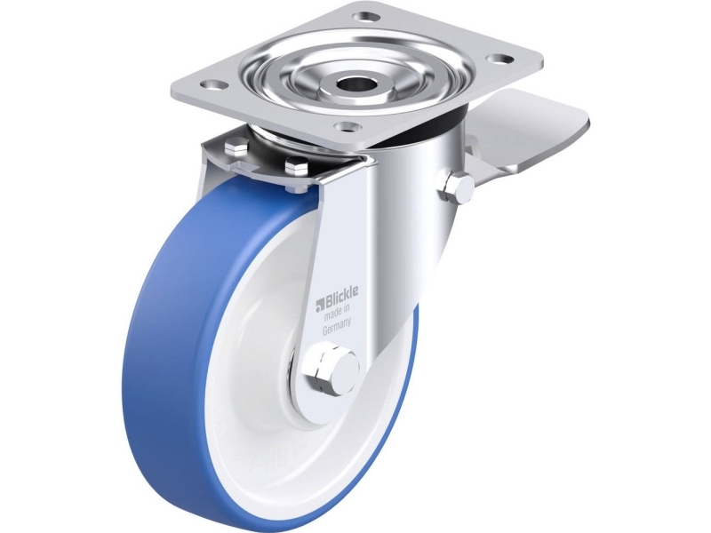 Blickle 948102 L-POTHS 160XK-ST styrhjul i stål, hjuldiameter 160 mm, bärförmåga max 400 kg, 1 st | Verktyg & Verkstad - Infästning - Övriga Infästning | GameStuff