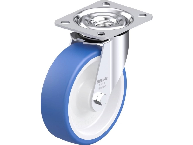 Blickle 948078 L-POTHS 125XR Teräksinen kääntöpyörä Pyörän halkaisija: 125 mm Kantavuus (max.): 250 kg 1 kpl