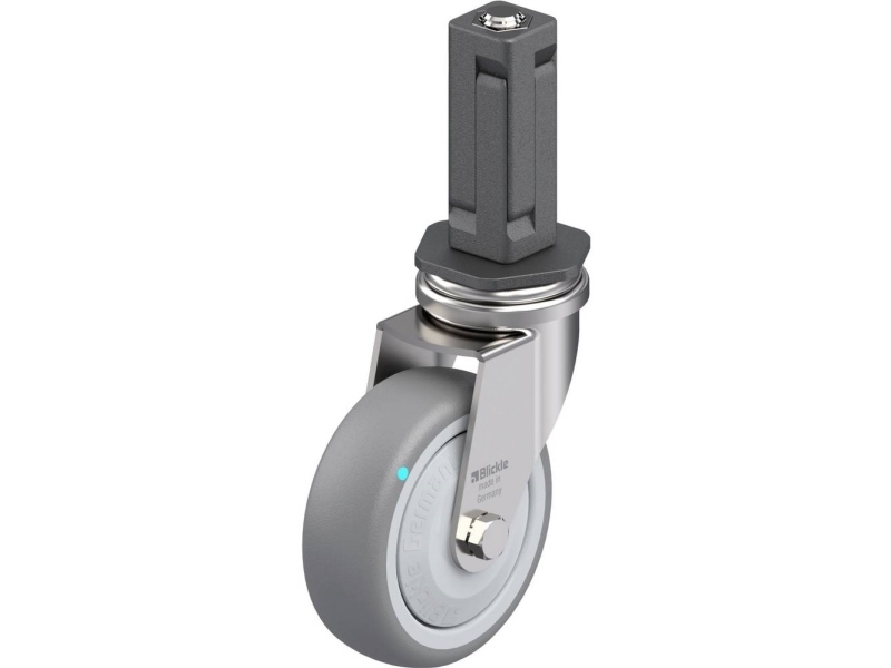 Blickle 849109 LRXA-TPA 75KFD-EXV03 svängbart hjul i rostfritt stål hjuldiameter 75 mm, bärförmåga max. 75 kg (1 st) | Verktyg & Verkstad - Infästning - Övriga Infästning | GameStuff