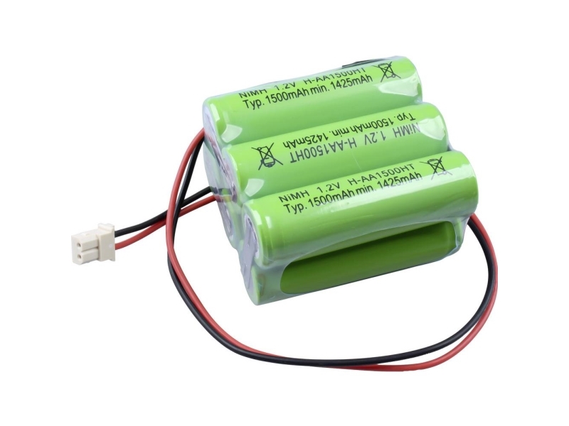 Mexcel Ns1500aaht Batteriepack, Zellen: 6 Batteriegröße R6 (Aa), Temperaturbeständig, Nimh 7,2 V 1500