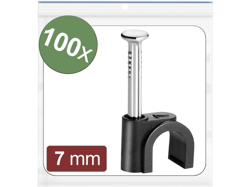 Quadrios 24Ca431 Nagelclips 24Ca431 (Bereich 4–7 Mm), Schwarz, 100 Stk