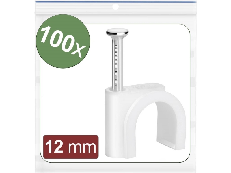 Quadrios 24Ca423 Nagelclips 24Ca423 Bündel-Ø-Bereich 8 Bis 12 Mm Weiß 100 Stk