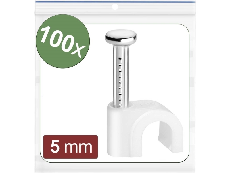 Quadrios 24Ca418 Nagelclips 24Ca418 Bunt-Ø-Bereich 3 Bis 5 Mm Weiß, 100 Stk