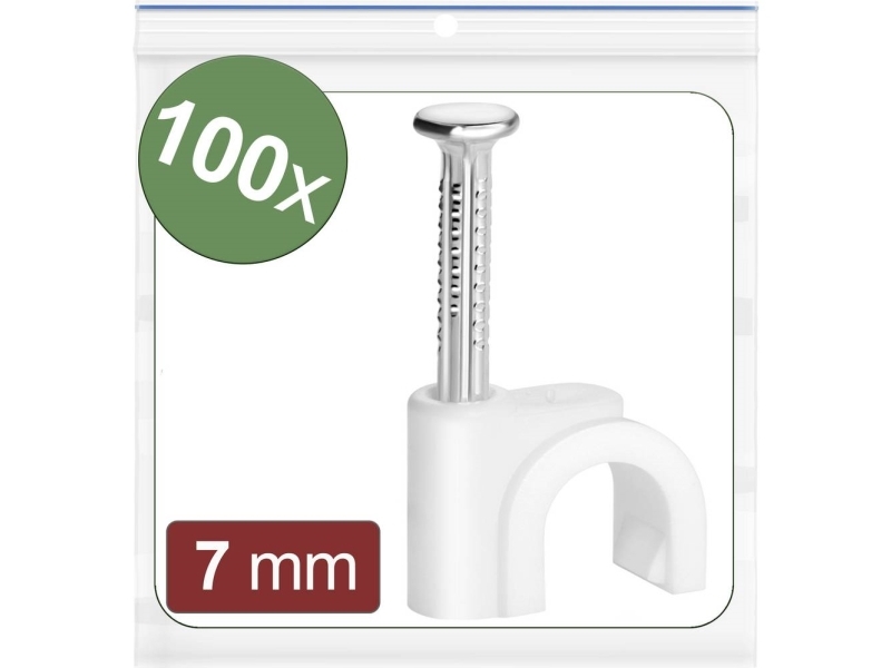 Quadrios 24Ca420 Nagelclips 24Ca420 Bündel-Ø-Bereich 4 Bis 7 Mm Weiß 100 Stk.