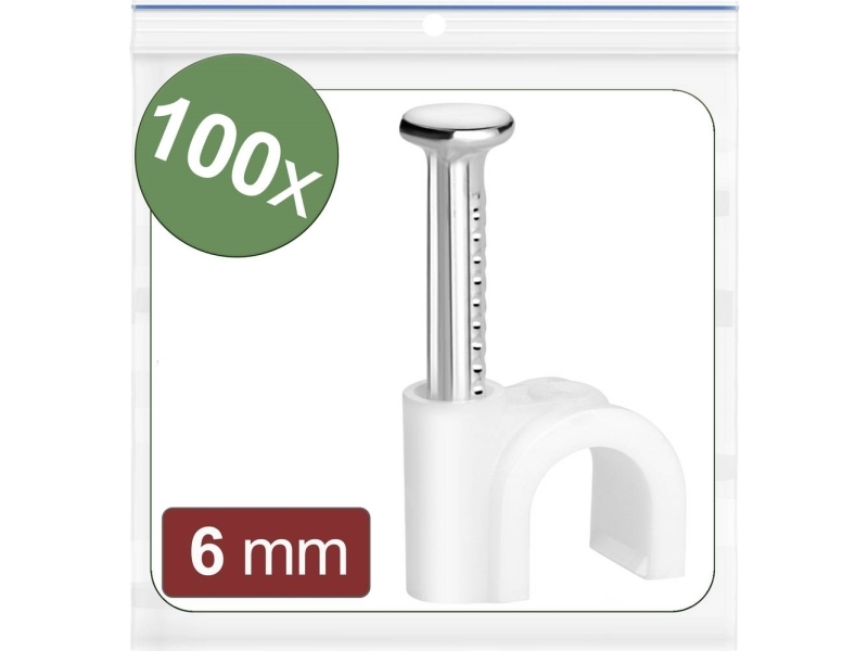 Quadrios 24Ca419 Nagelclips 24Ca419, Bereich 3–6 Mm, Weiß (100 St.)
