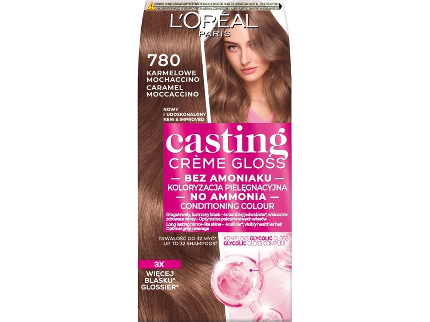 L’Oreal Paris Casting creme gloss farve til håret 780 karamel mochaccino
