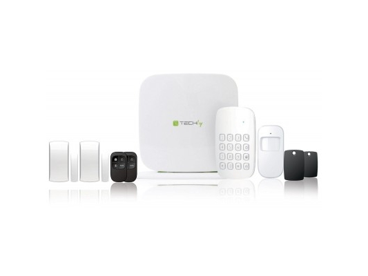 Gsm-Alarmsæt Panel/Tastatur/Sensorer/Fjernbetjeninger/Rfid-Kort