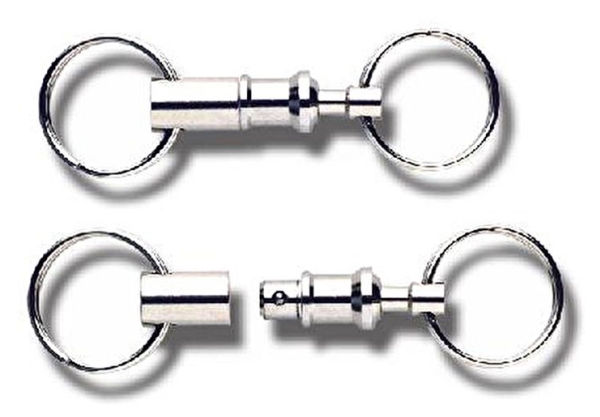 Wedo 262 51526, Nyckelring, Metallisk, Metall, 80 mm, 25 mm, 11 mm | Sport & Träning - Tillbehör - Nyckelringar | GameStuff