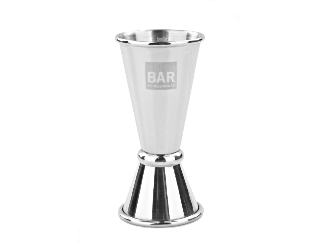 BAR PROFESSIONAL Japanilainen mittakuppi 20 - 40 ml, terästä