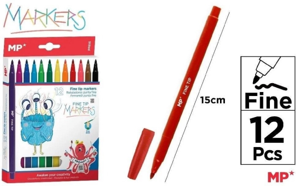 Marker 12 Farben
