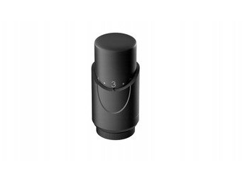 Ferro Tully Thermostat-Kopf Schwarz Gt/24