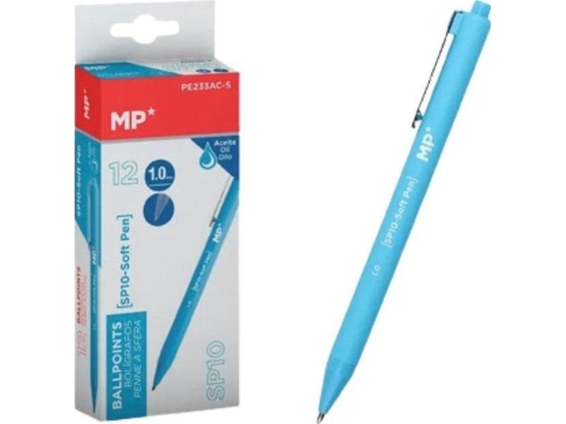 Olieblyant 1,0 mm azurblå (12 stk)