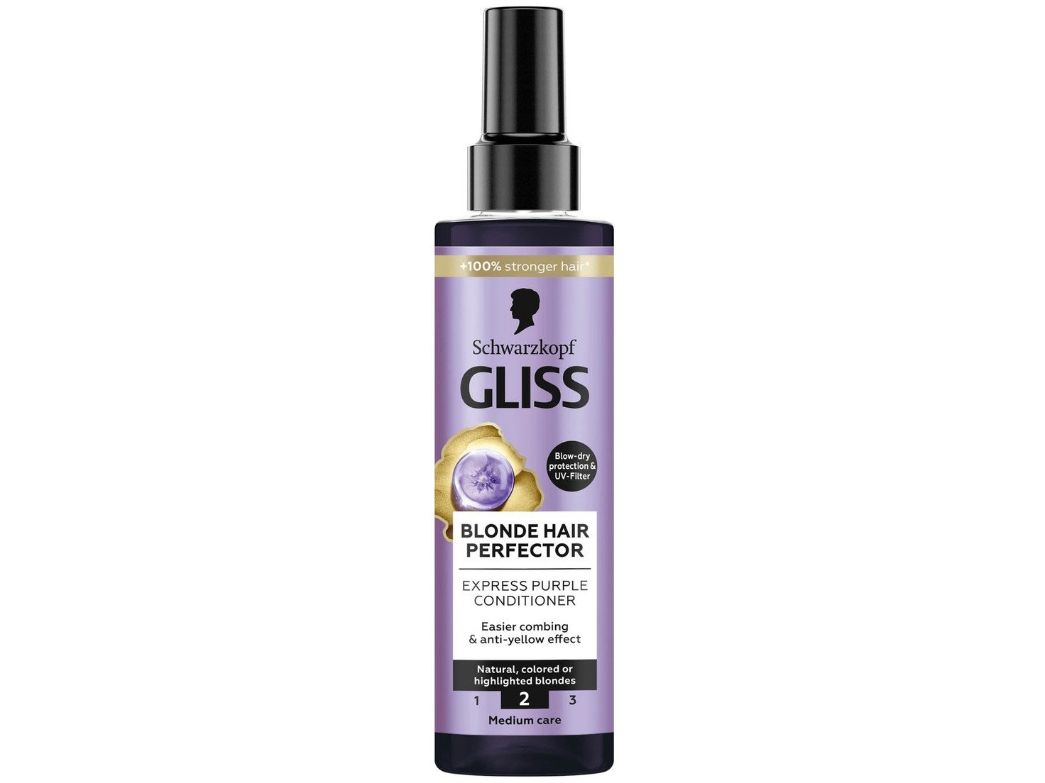 Gliss_Blonde Hair Perfector Leave-In Conditioner Zum Neutralisieren Von Gelblichen Tönen 200Ml