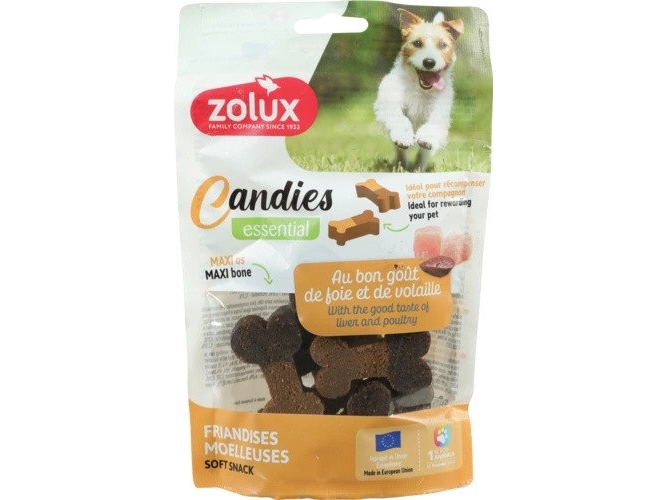 Zolux Soft Trainingsleckerli Für Hunde Candies Maxi Würfel 150G