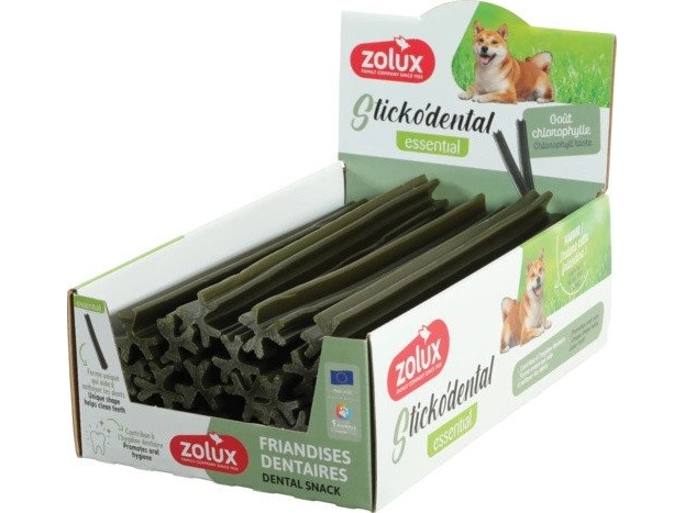 ZOLUX Hammashoito koirille STICKODENTAL L klorofylli 21cm 20kpl 20kpl