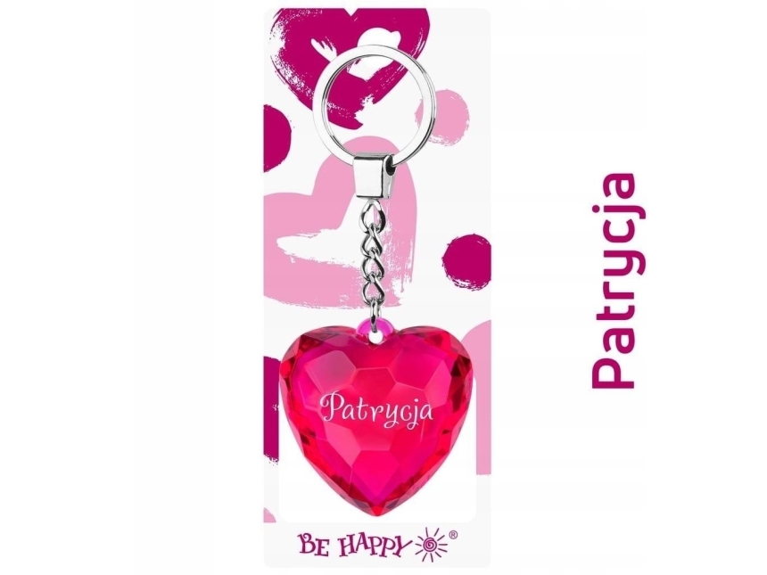Be Happy nyckelring hjärta Patrycja | Baby & barn - Dekoration - Dekorationer för hemmet | GameStuff