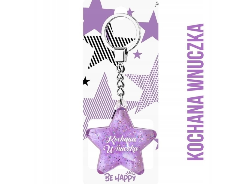 Dear Granddaughter's Star Nøglering