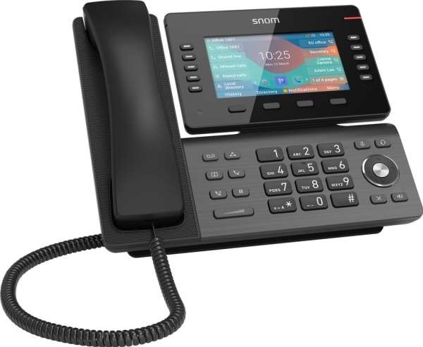Snom D865 - Ip-Telefon - Grå - Linux - 50000 Indgange - Tft - 12,7 Cm (5") (00004536)