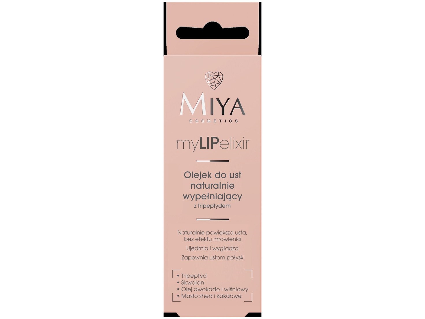 Miya Cosmetics myLIPelixir Lip Oil naturligt fyldende klar 10g