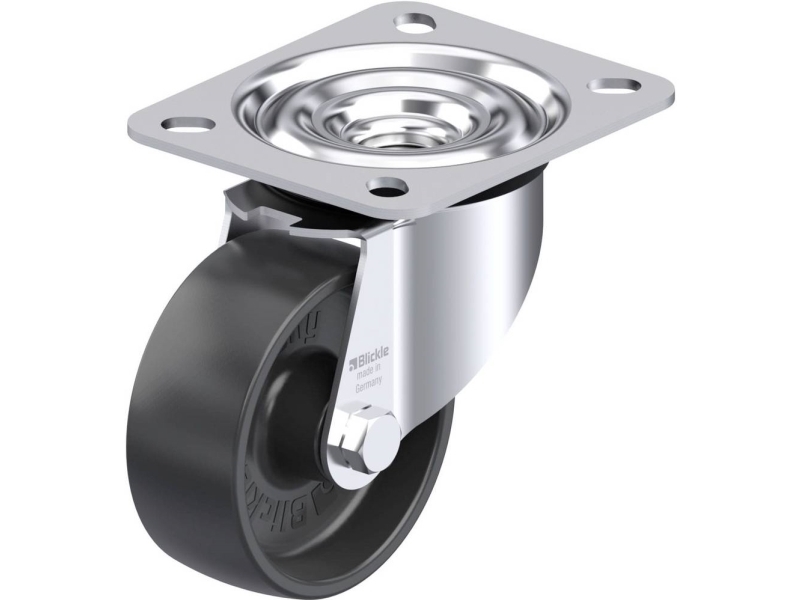 Blickle 300459 LE-PP 80G styrhjul i stål, hjuldiameter: 80 mm, bärförmåga (max.): 120 kg, 1 st | Utomhus - Fiskeredskap - Fiskerullar | GameStuff