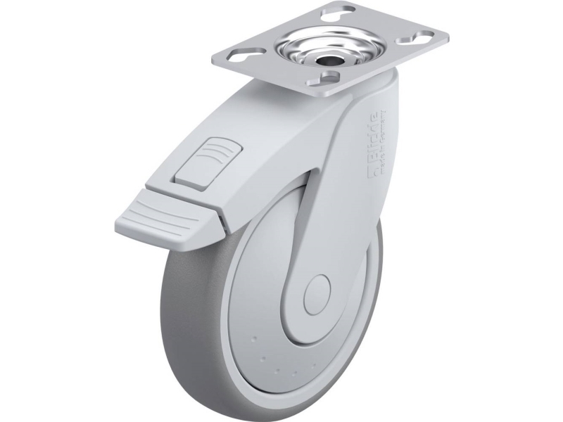 Blickle 948022 LKFG-TPA 126KF-FI-P25 styrhjul i plast, hjuldiameter 125 mm, bärförmåga (max) 100 kg (1 st.) | Verktyg & Verkstad - Infästning - Övriga Infästning | GameStuff