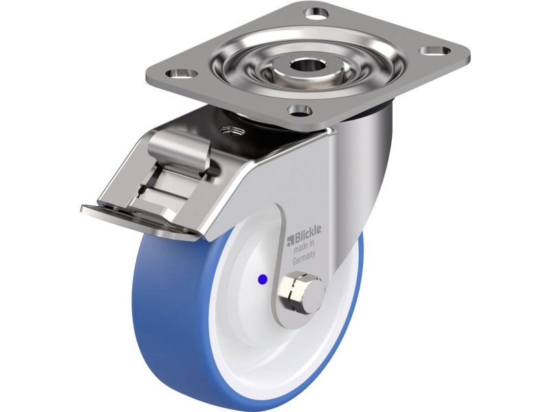 Blickle 937255 LX-POTHS 100XKA-FI Ohjauspyörä ruostumatonta terästä Pyörän halkaisija: 100 mm Kantavuus (max.): 200 kg 1 kpl