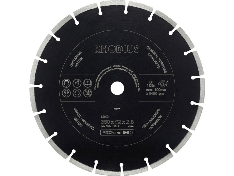 Diamantblad LD40 350mm