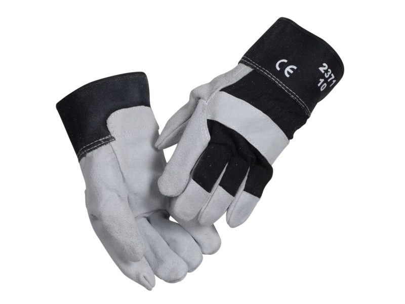 Oksespalthandske, med stofmanchet og forstærkning, Boisen Safety | XX-large