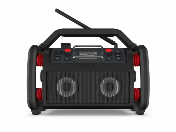 Perfectpro Rockpro, Arbetsplats, Digital, DAB+, FM, 30 W, 7,62 cm, Svart, Röd | TV, Ljud & Bild - Stereo - Radio (DAB och FM) | GameStuff