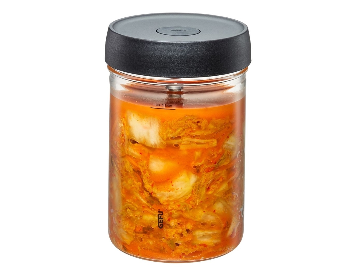 Gefu Nativo, Grøntsag, 1 L, Glas, Plast, Transparent, 180 Mm, 870 G